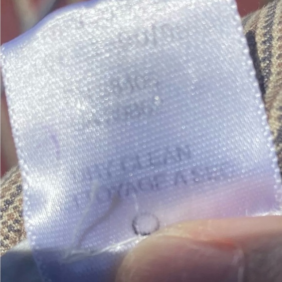 Theory Pants Plaid Cotton Size 6 - Picture 7 of 7